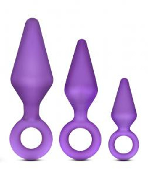 Luxe Candy Rimmer Kit Purple 3 different size of butt plugs Image0