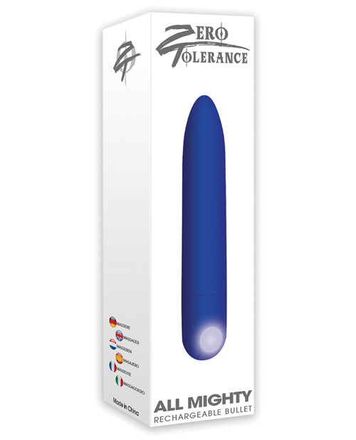 Zero Tolerance Blue Rechargeable Bullet Image 1