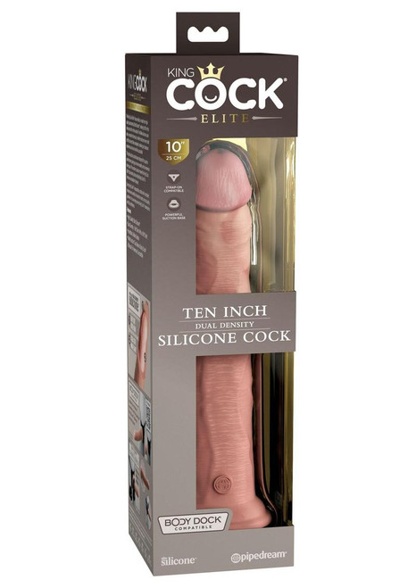 King Cock Elite 10in Cock Vanilla
