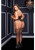 Baci Strappy Bodystocking With Garters-blk-q Image1