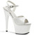 Pleaser ADO709/W/M Wht Pat/Wht 8