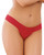Stretch Lace Low-Rise Thong Red - one size Image 1