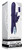 Put A Ring On It purple silicone vibrator with sliding ring and clitoral stimulator box side view