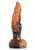 Ravager Rippled Tentacled Monster Silicone Dildo - Red/Orange