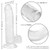 Size Queen Dildo 6in - Clear