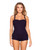 Soft Rib-Knit Jersey Sleepwear Romper with Lace Straps & Ruching Detail-L