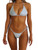 Bikini Sisi Basic Plateado M