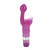 Platinum Butterfly Kiss Pink vibrator with clitoral stimulator side view