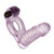 Double Diver clear purple cock ring with vibrator and silicone penis