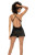 Mapale Satin Babydoll Nude/Black 7545  S
