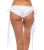 Ribbon Tie Shorts, White