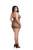 Plus Size Leopard Printed Stretch Mesh Chemise back Plus Size Leopard Printed Stretch Mesh Chemise back