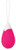 Rechargeable Egg Pink Vibrator Remote Control left side view