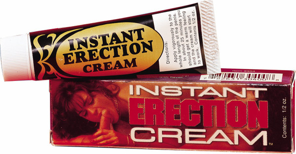 Instant Erection Cream .5oz bottle and box