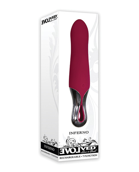 Inferno red vibrator box front