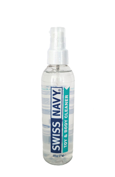 Bottle of Swiss Navy Toy and Body Cleaner 6 ounce size
