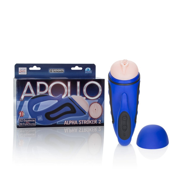 Apollo Alpha Stroker Blue box and contents Apollo Alpha Stroker Blue box and contents