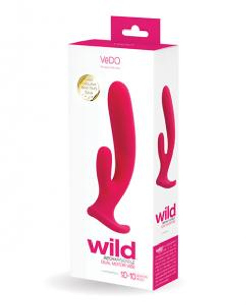 Vedo Wild Rechargeable Dual Vibe Pink Image0