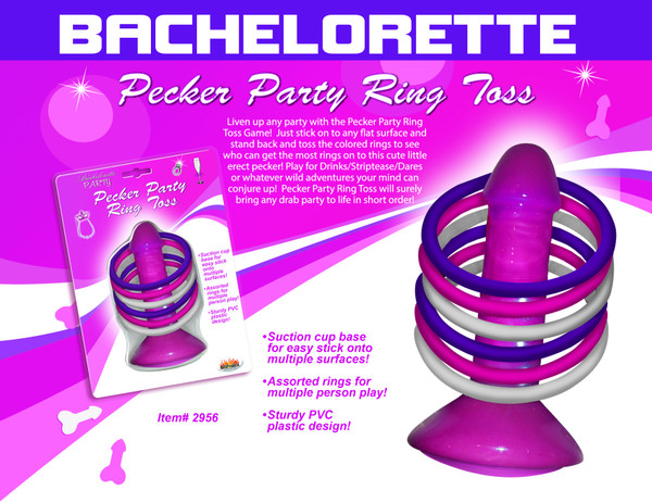 Pink Pecker Party Ring Toss Image 1