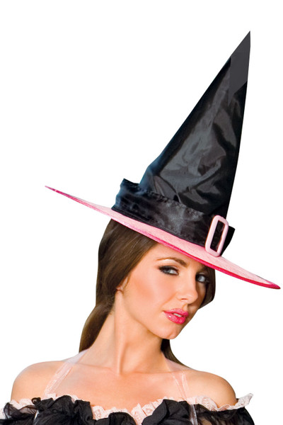 Black and Pink Witch hat