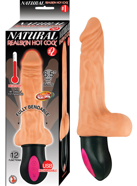 Natural Realskin Hot Cock #2-white