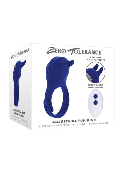 Zero Tolerance Adjustable Fun Ring Blue Zero Tolerance Adjustable Fun Ring Blue