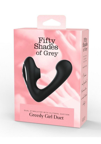 Fifty Shades of Grey Greedy Girl Duet Dual Stimulator - Black Fifty Shades of Grey Greedy Girl Duet Dual Stimulator - Black