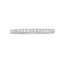 Anillo de boda a medio camino de diamante esencial (0.25TW)