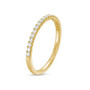 Anillo de boda a medio camino de diamante esencial (0.25TW)