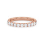 Essential Diamond Halfway Wedding Band (0.75TW)