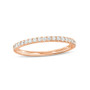 Essentielle Diamant-Halbweg-Ehering (0,25TW)