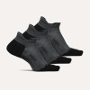 Feetures Elite Max Cushion No Show Tab gray 3 pack sport factory