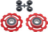 CeramicSpeed Campagnolo 11 Speed Pulley Wheels Non-Coated red sport factory