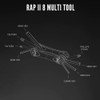 Lezyne Rap II 8 Multi Tool, Black