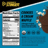 Honey Stinger Gluten-Free Stinger Waffle, Cookies And Cream, 12/Coun