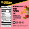 Honey Stinger Energy Gel, Organic Kiwi Strawberry +Caffeine, 24/Coun