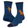 Sockguy Peekaboo Socks, 5-9, Blue
