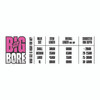 Muc-Off Big Bore Lite Tubeless Valve, 65mm, Pair - Pink  NLS
