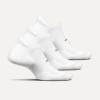 Feetures High Performance Max Cushion No Show Tab, 3 Pack white sport factory