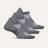 Feetures High Performance Max Cushion No Show Tab, 3 Pack gray sport factory