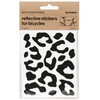 Bookman Visibility Reflective Stickers, Leopard, Black