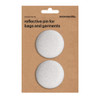 Bookman Visibility Reflective Pins, Silver, Pair