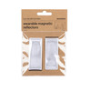Bookman Visibility Clip-on Reflectors, White
