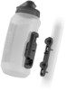 Fidlock TWIST Water Bottle Cage Set - Bike Base Mount, Bolt-On, 750ml clear sport factory