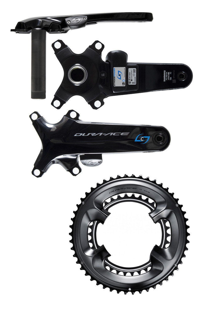 Stages Power R Dura-Ace 9100 Single Drive Side With Chainrings