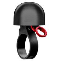 Spurcycle Compact Bell, 22.2mm, Black/Red
