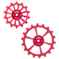 Kogel Bearings 14/18T Hybrid Ceramic Pulley Set Transmission Red  NLA