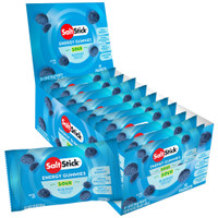 SaltStick Energy Gummies, Sour Blue Razz Berry, 10/Count
