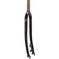Soma Curved MTB Disc Fork, 26", 1-1/8", 440mm, Black