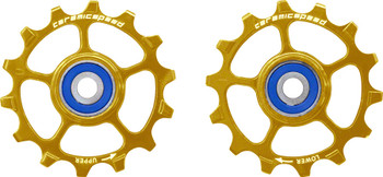 CeramicSpeed SRAM Eagle 14 1-12 Pulley Wheels Non-Coated gold